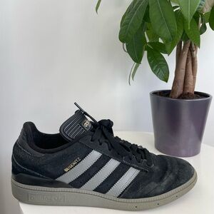 Men Size 8 Adidas Busenitz Vintage Black Grey Shoes